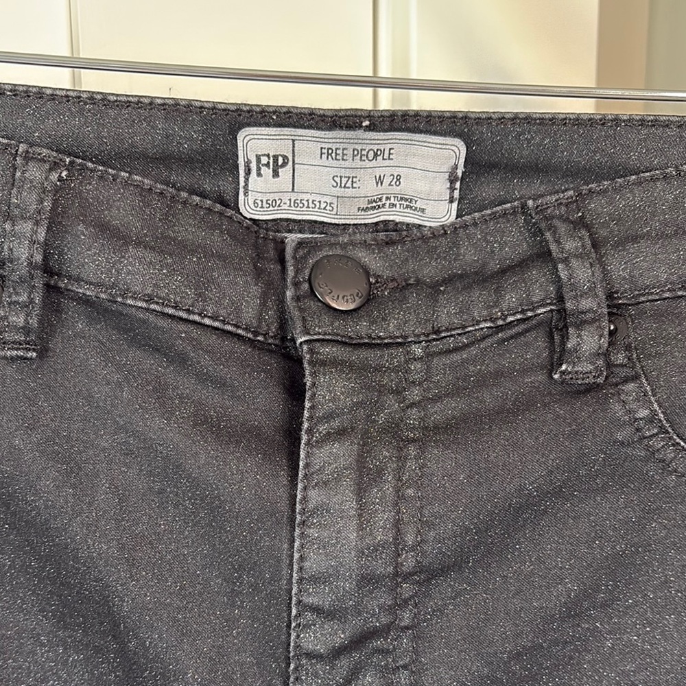 Free People Black Jeans